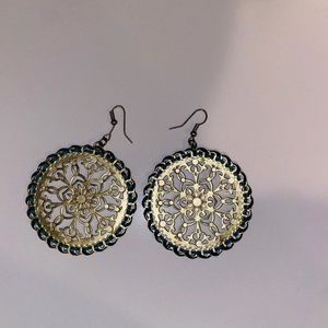 Gold + Turquoise Earrings